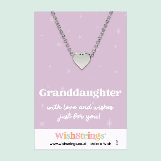 Granddaughter - Heart Necklace