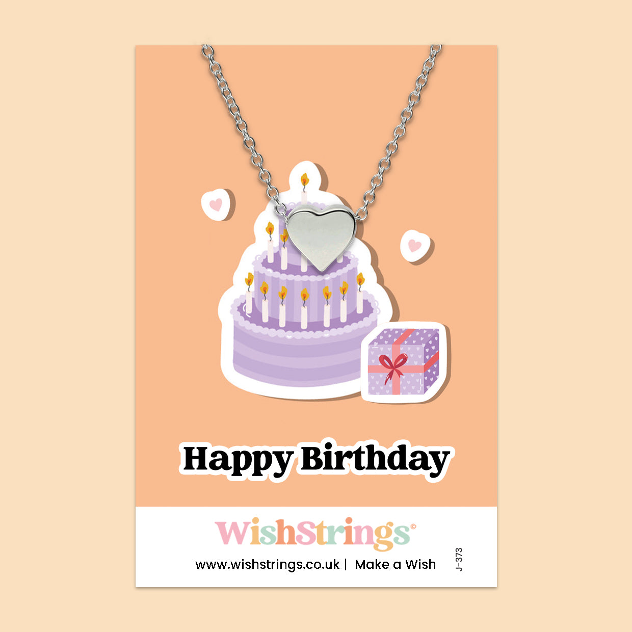 Happy Birthday - Heart Necklace