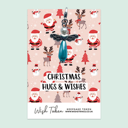Christmas Hugs & Wishes - Wish Angel Clip