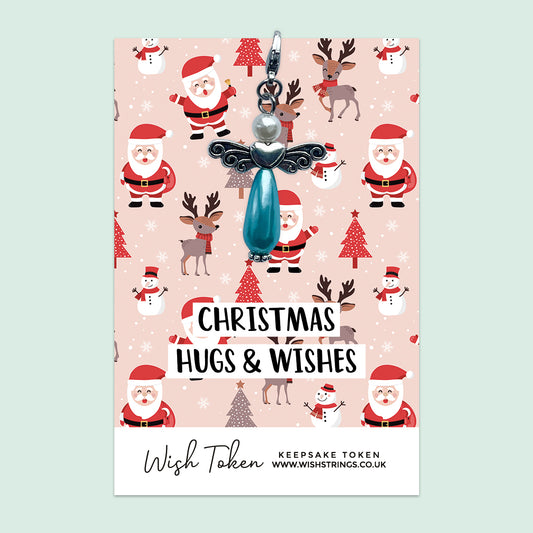 Christmas Hugs & Wishes - Wish Angel Clip
