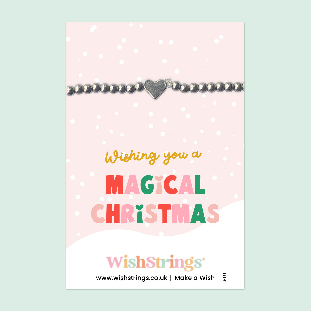 Magical Christmas - Heart Stretch Bracelet