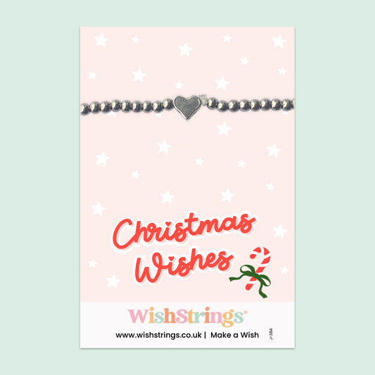 Christmas Wishes - Heart Stretch Bracelet