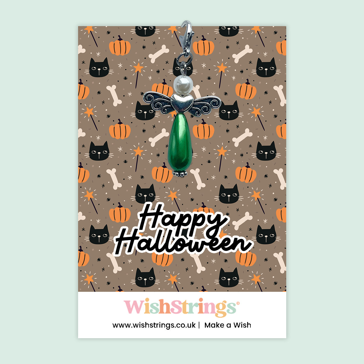 Happy Halloween, Black Cats - Wish Angel Clip