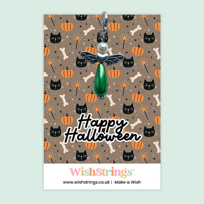 Happy Halloween, Black Cats - Wish Angel Clip