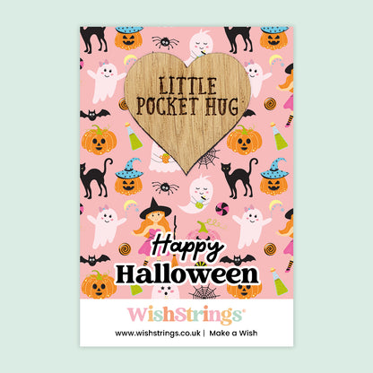 Halloween Collection – Spooky Wish Bracelets & Pocket Hug Tokens | Handmade Keepsakes with Charms & Quotes | Fun Seasonal Gifts Under £5