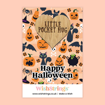 Halloween Collection – Spooky Wish Bracelets & Pocket Hug Tokens | Handmade Keepsakes with Charms & Quotes | Fun Seasonal Gifts Under £5