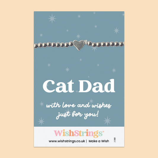 Cat Dad - Heart Stretch Bracelet
