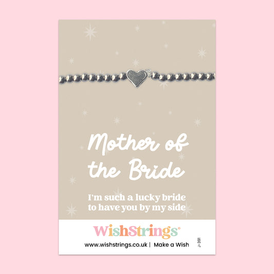 Mother of the Bride - Heart Stretch Bracelet