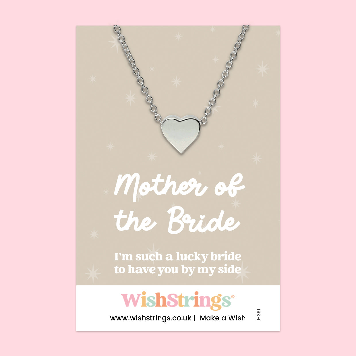 Mother of the Bride - Heart Necklace