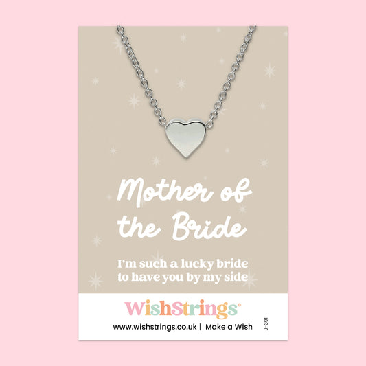 Mother of the Bride - Heart Necklace