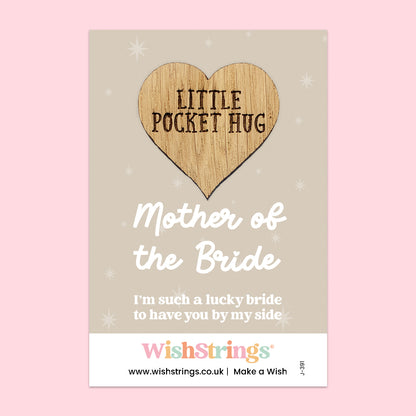 Pocket Hug – Mother of the Bride | Thoughtful Wedding Gift for Mum | Keepsake Token of Love & Gratitude for the Wedding Day