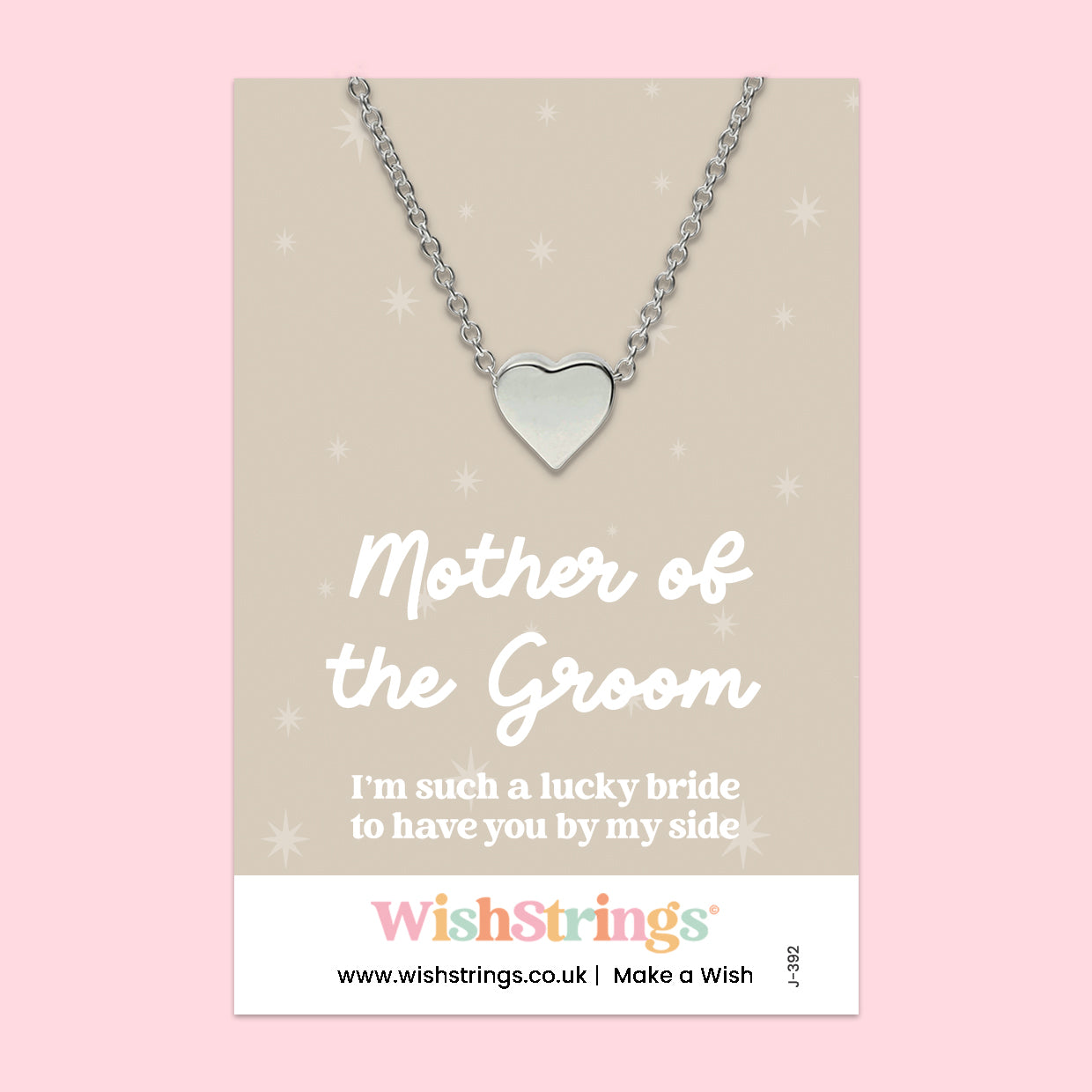 Mother of the Groom - Heart Necklace