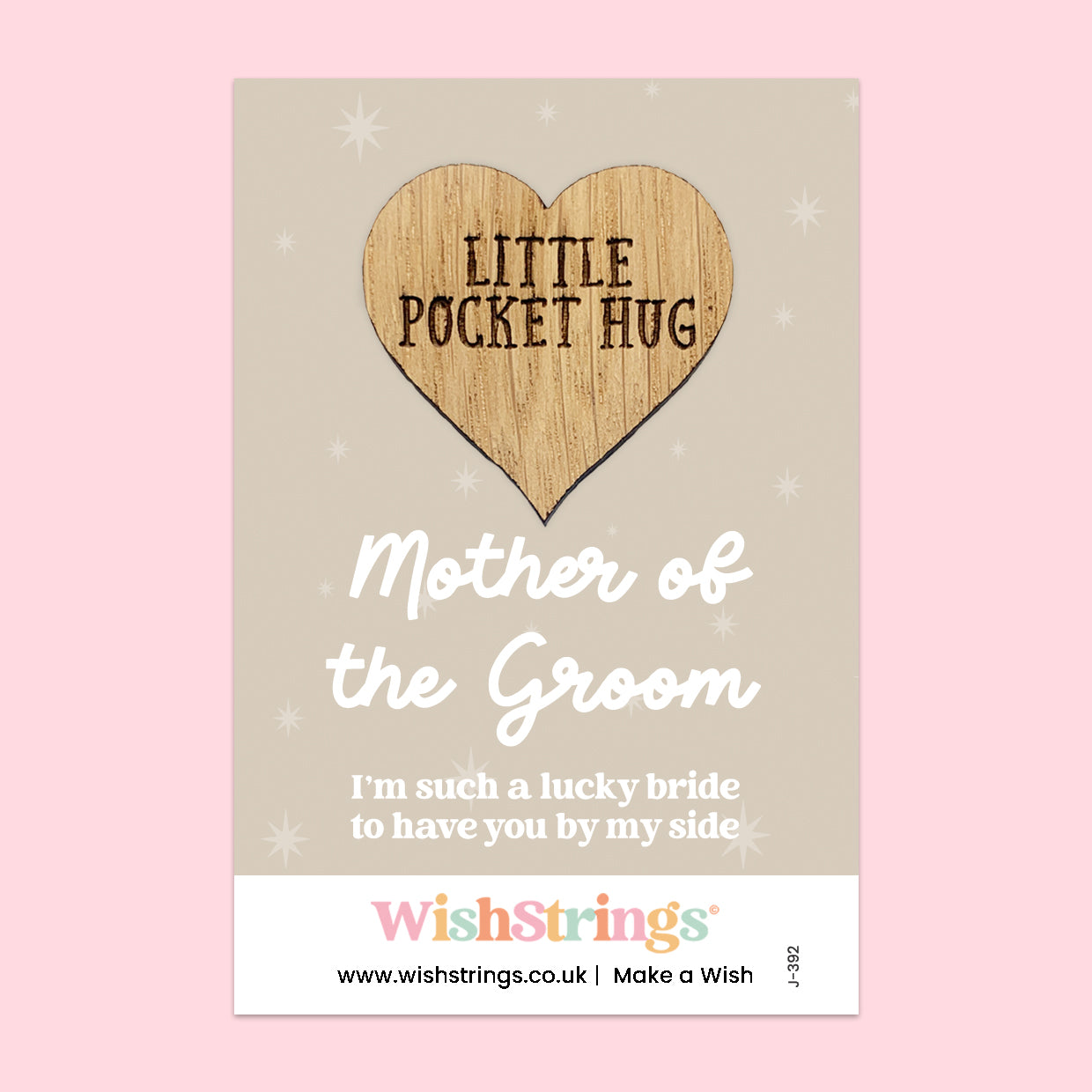 Pocket Hug – Mother of the Groom | Thoughtful Wedding Gift from Bride or Son | Keepsake Token of Gratitude & Love on the Big Day