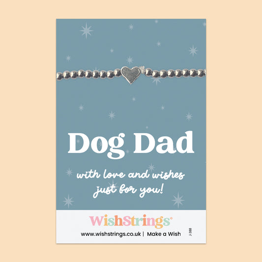 Dog Dad - Heart Stretch Bracelet