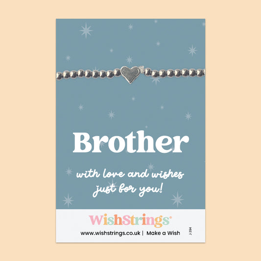 Brother - Heart Stretch Bracelet