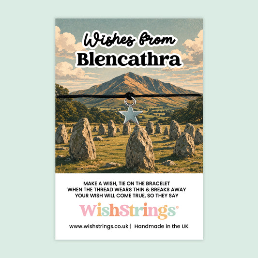 Wish Bracelet – Wishes from Blencathra | Lake District Gift | Star Charm Keepsake Bracelet from Cumbria
