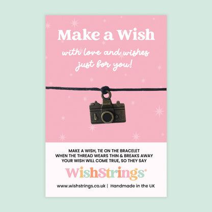 Camera - WishStrings Wish Bracelet, Limited Edition Charm - LEWS007