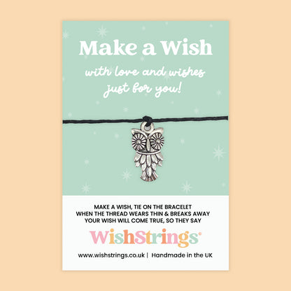 Owl - WishStrings Wish Bracelet, Limited Edition Charm - LEWS027