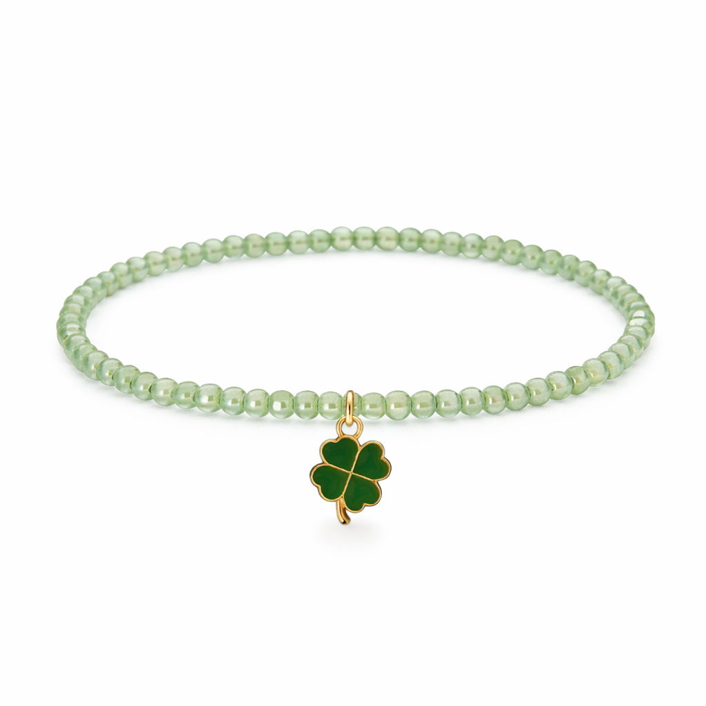 Clover - Green Seed Beads