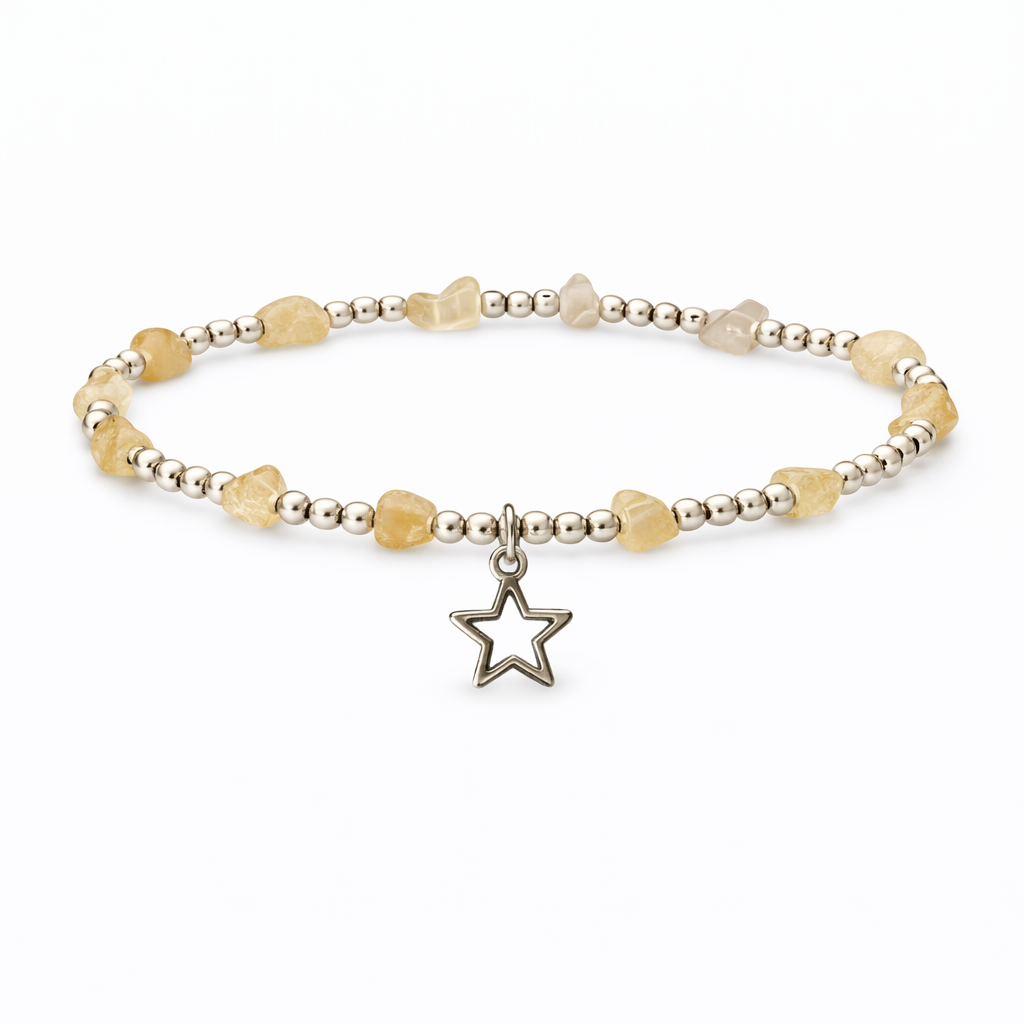 Star - Gemstone Beaded Bracelet