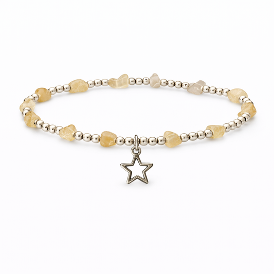 Star - Gemstone Beaded Bracelet