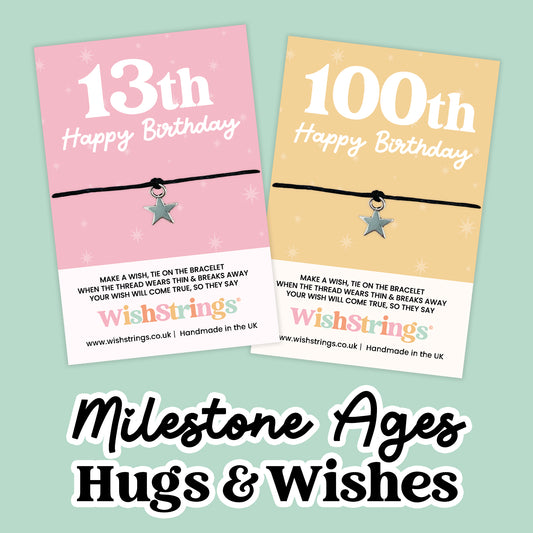 Milestone Ages Collection – Birthday WishStrings | Gifts for Ages 13–100 | Handmade Keepsakes