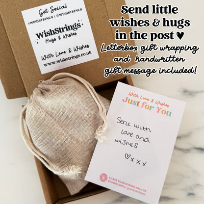 Sending Love Gift Bundle Collection | WishStrings & Pocket Hugs | Thoughtful Letterbox Gifts with Handwritten Note