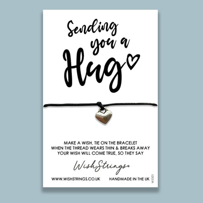 SALE - SENDING YOU A HUG  - WishStrings Wish Bracelet - S057♥
