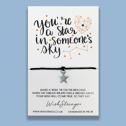 SALE - STAR IN SOMEONES SKY - WishStrings Wish Bracelet - S082★