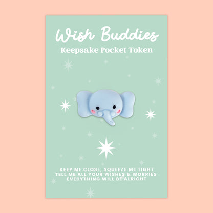 Elephant - WishBuddies - Pocket Hug Token (WB021)