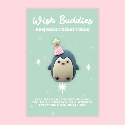 Penguin - WishBuddies - Pocket Hug Token (WB044)