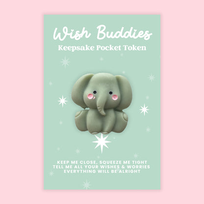 Elephant - WishBuddies - Pocket Hug Token (WB045)