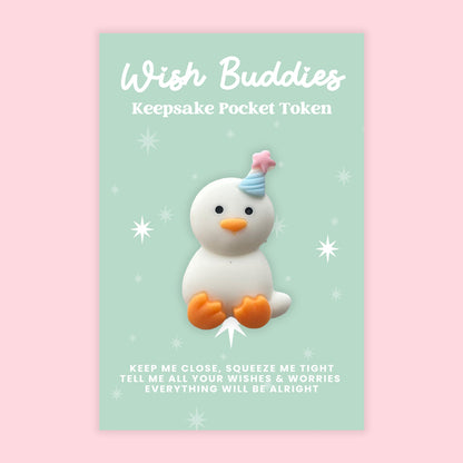 Duck - WishBuddies - Pocket Hug Token (WB047)
