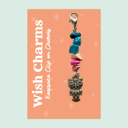 Wish Charm Collection – Keepsake Clip-On Charms | Handmade Lucky Tokens with Inspiring Quotes | Thoughtful Gifts & Everyday Positivity