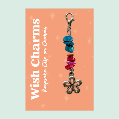 Wish Charm Collection – Keepsake Clip-On Charms | Handmade Lucky Tokens with Inspiring Quotes | Thoughtful Gifts & Everyday Positivity