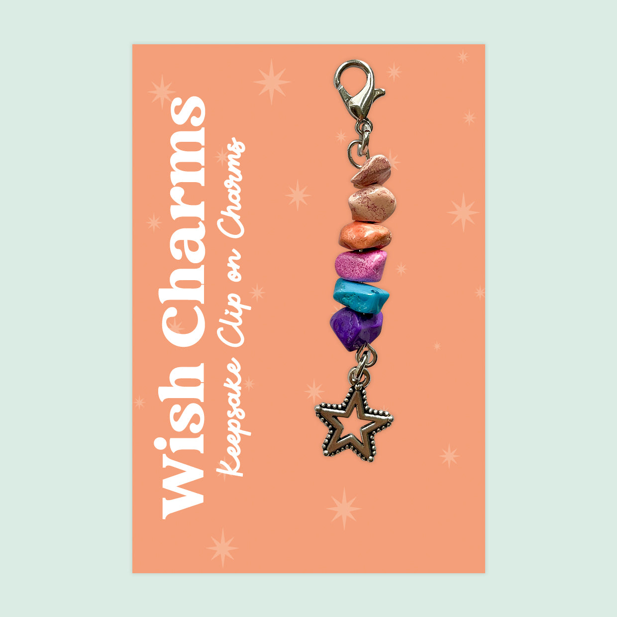 Wish Charm Collection – Keepsake Clip-On Charms | Handmade Lucky Tokens with Inspiring Quotes | Thoughtful Gifts & Everyday Positivity