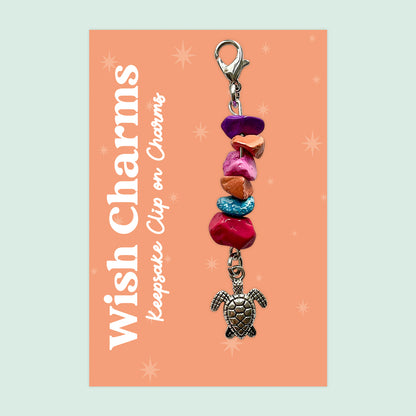 Wish Charm Collection – Keepsake Clip-On Charms | Handmade Lucky Tokens with Inspiring Quotes | Thoughtful Gifts & Everyday Positivity