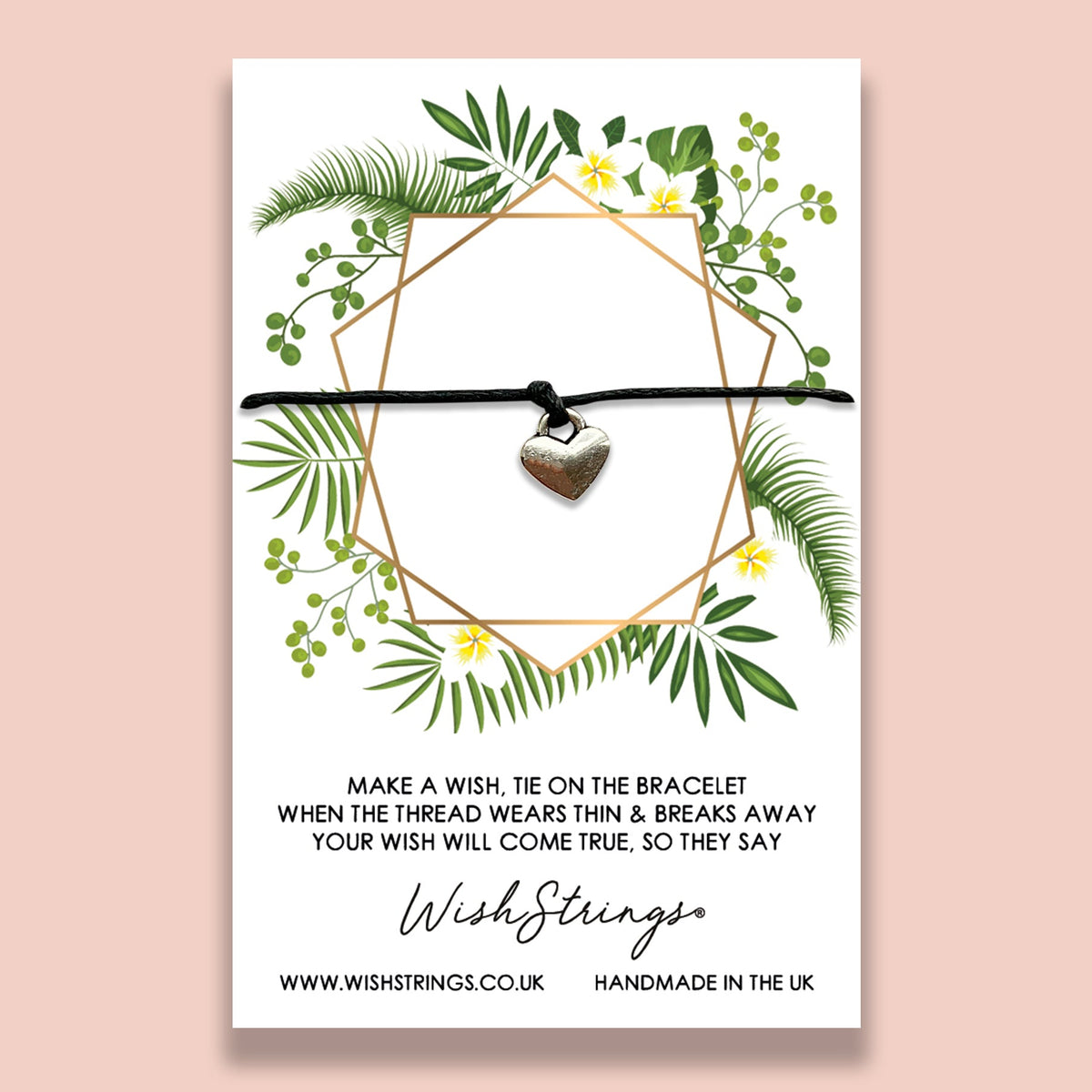 SALE - Wild Leaves Circle - WishStrings Wish Bracelet - WS007♥