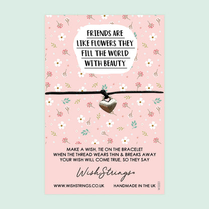 SALE Friends Flowers - WishStrings Wish Bracelet - WS096♥