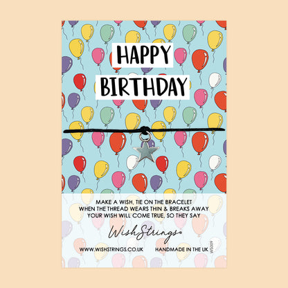 Happy Birthday - WishStrings Wish Bracelet