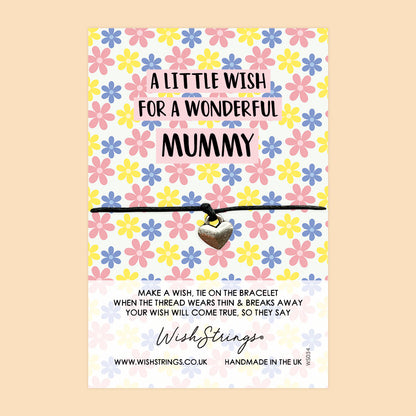 SALE - Wonderful Mummy  - WishStrings Wish Bracelet - S156