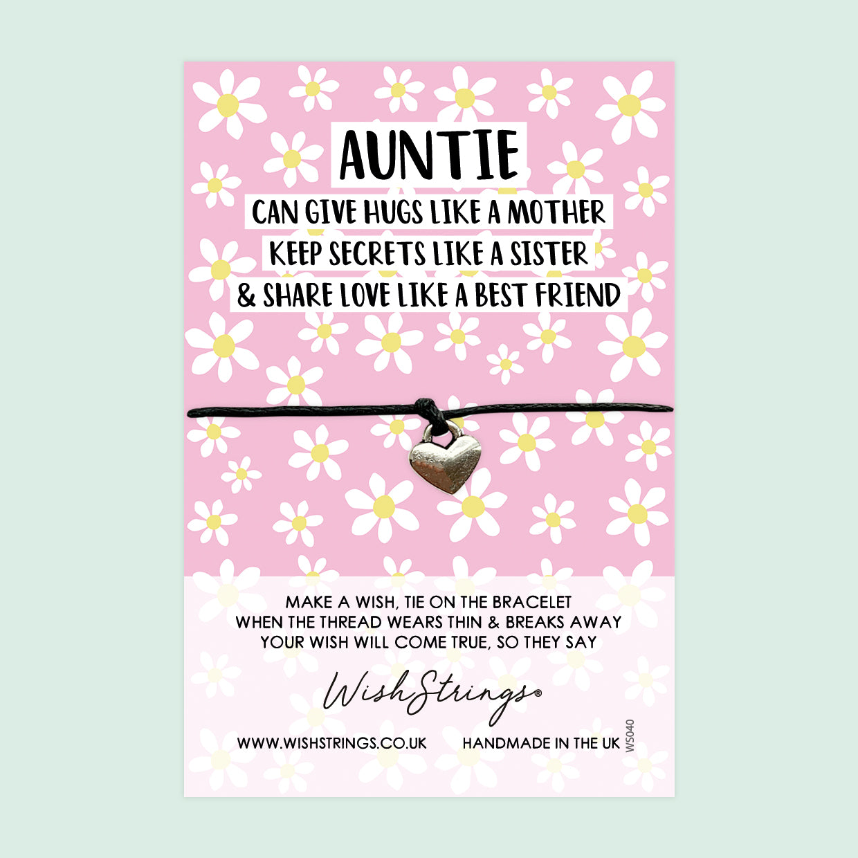 Auntie Poem - WishStrings Wish Bracelet