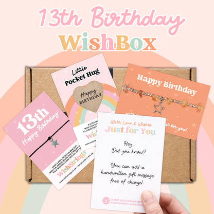13th Birthday - WishBox | Letterbox Gift