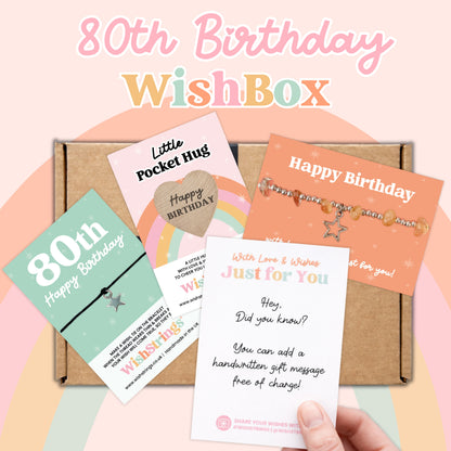 80th Birthday - WishBox | Letterbox Gift