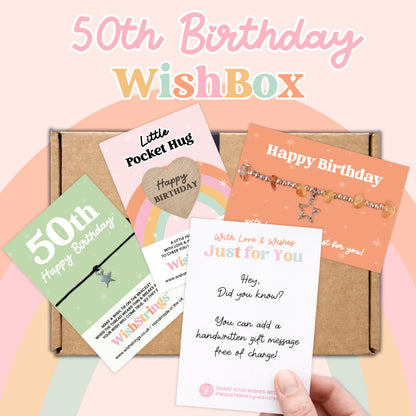 50th Birthday - WishBox | Letterbox Gift