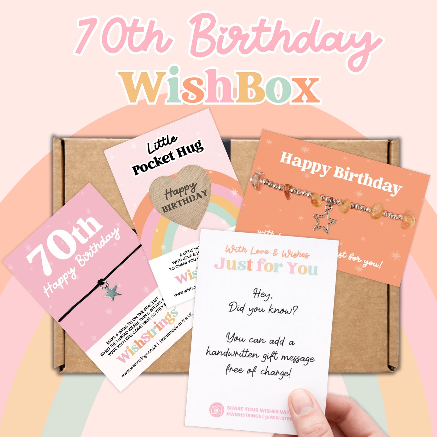70th Birthday - WishBox | Letterbox Gift