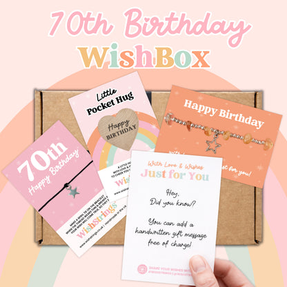 70th Birthday - WishBox | Letterbox Gift
