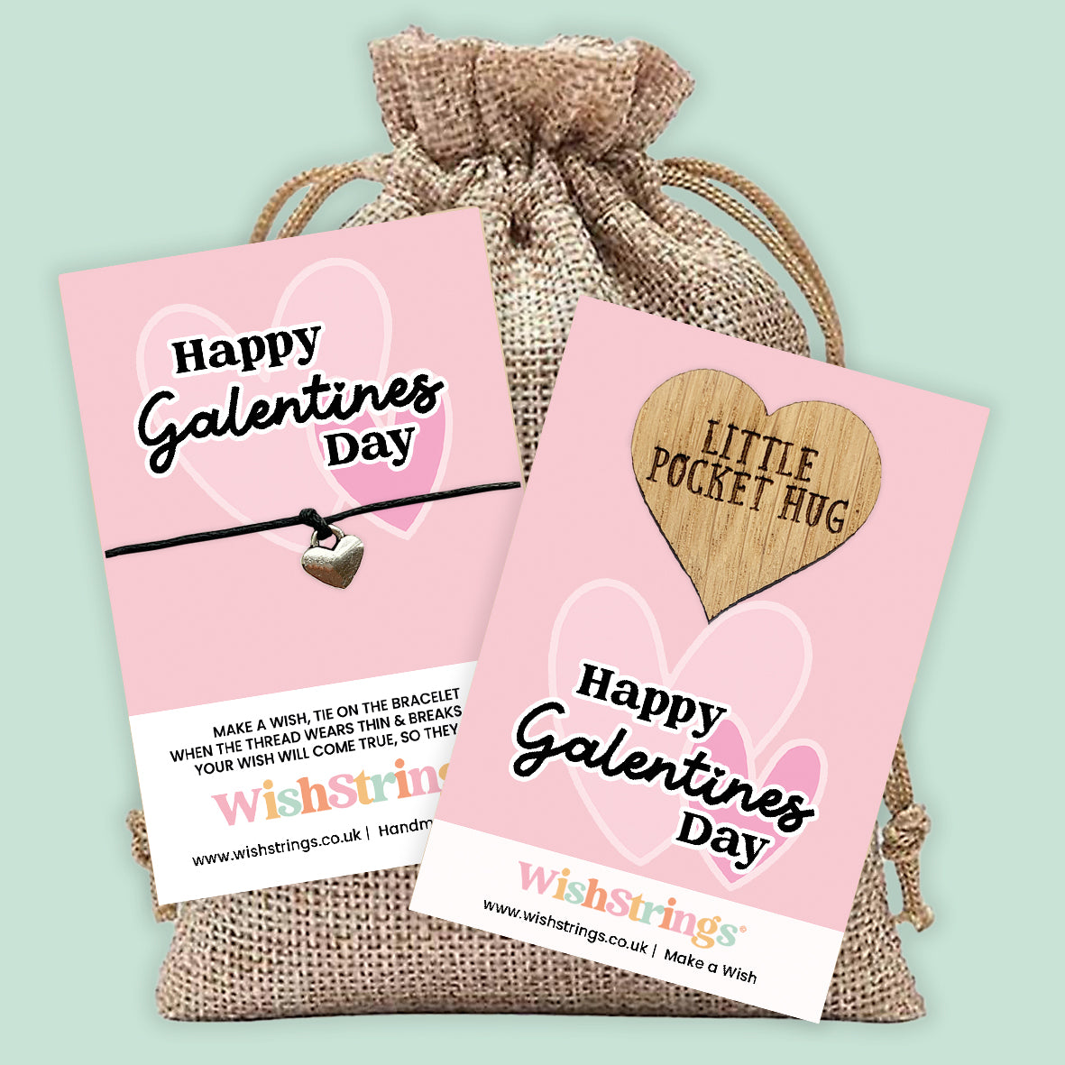 Sending Love Gift Bundle Collection | WishStrings & Pocket Hugs | Thoughtful Letterbox Gifts with Handwritten Note