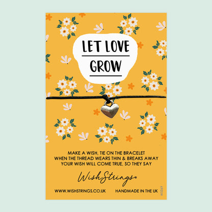 Let Love Grow - WishStrings Wish Bracelet