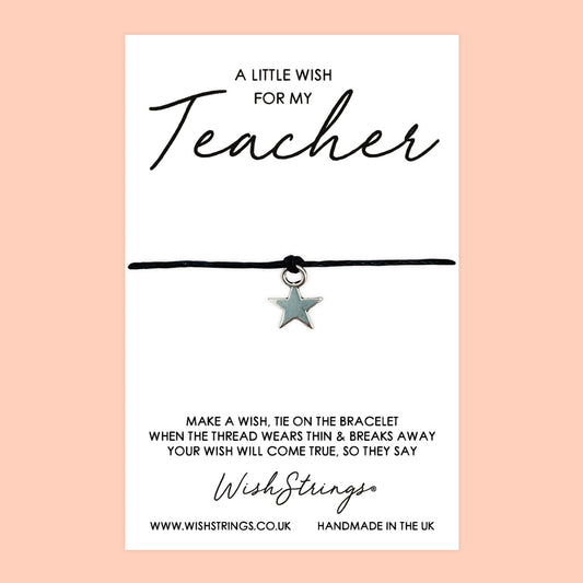 SALE - Teacher - WishStrings Wish Bracelet - S031★